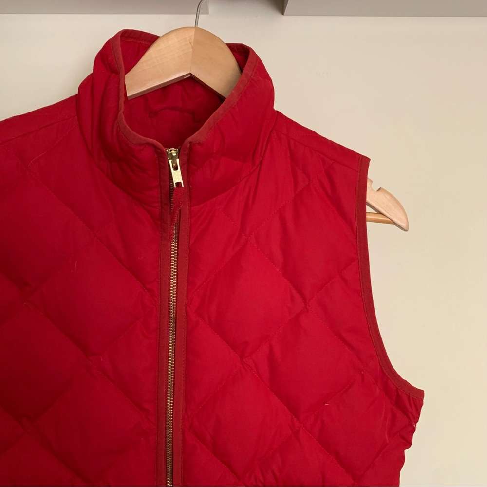 J Crew Quilted Puffer Vest M